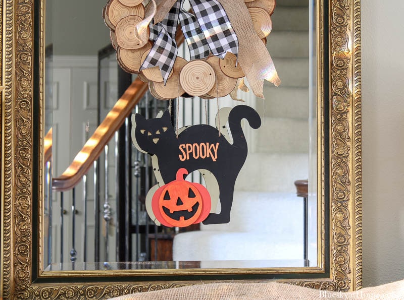 Halloween decorations spooky cat for your entry