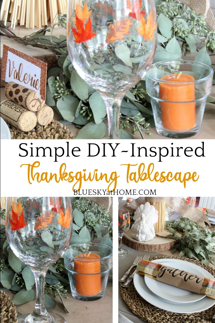 DIY~Inspired Thanksgiving Tablescape