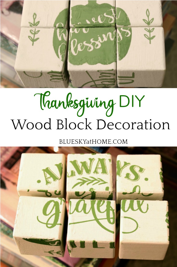 Thanksgiving DIY Wood Blocks