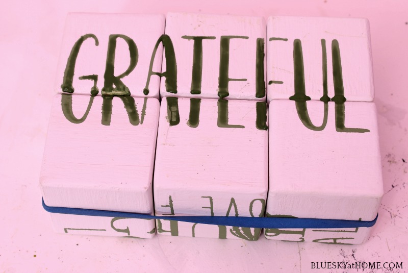 grateful stencil