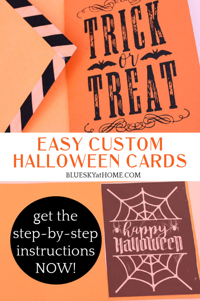 How to Make Easy Custom Halloween Cards