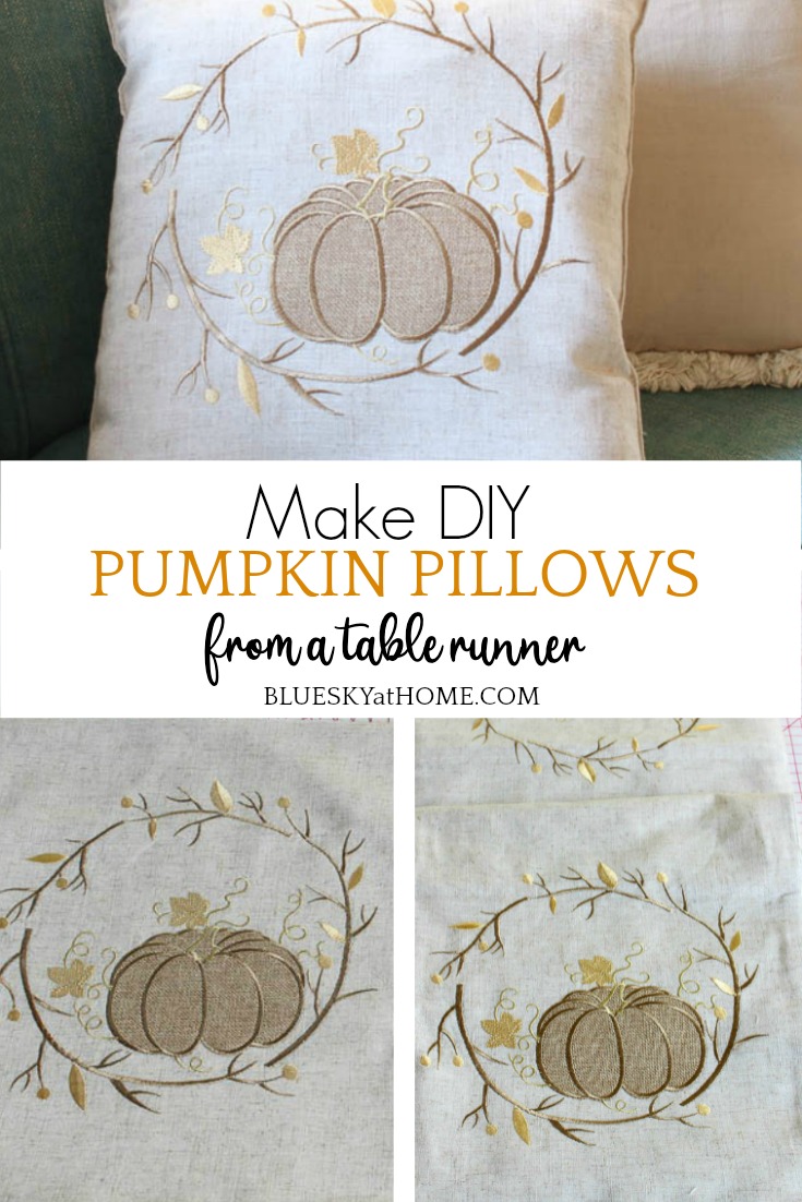 How to Make Pumpkin Pillows