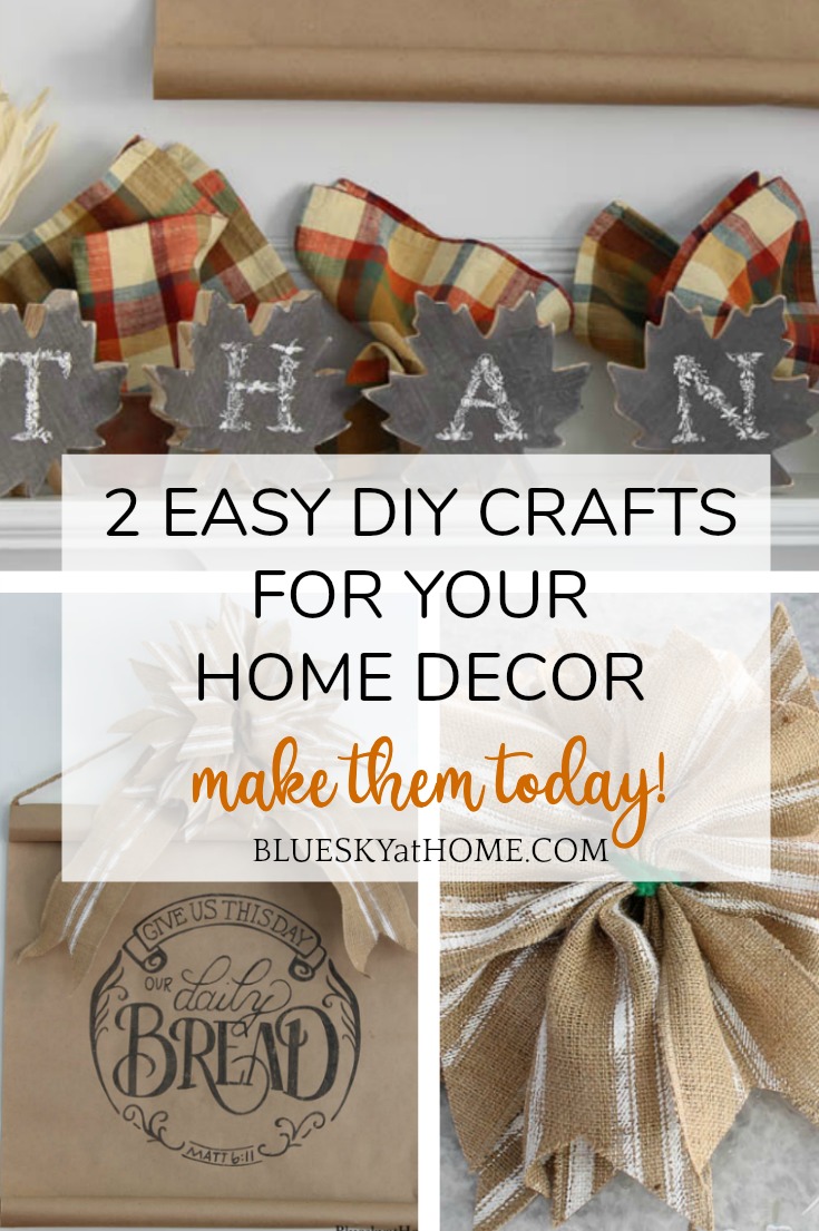 2 Easy Fall DIY Crafts for your Home Decor