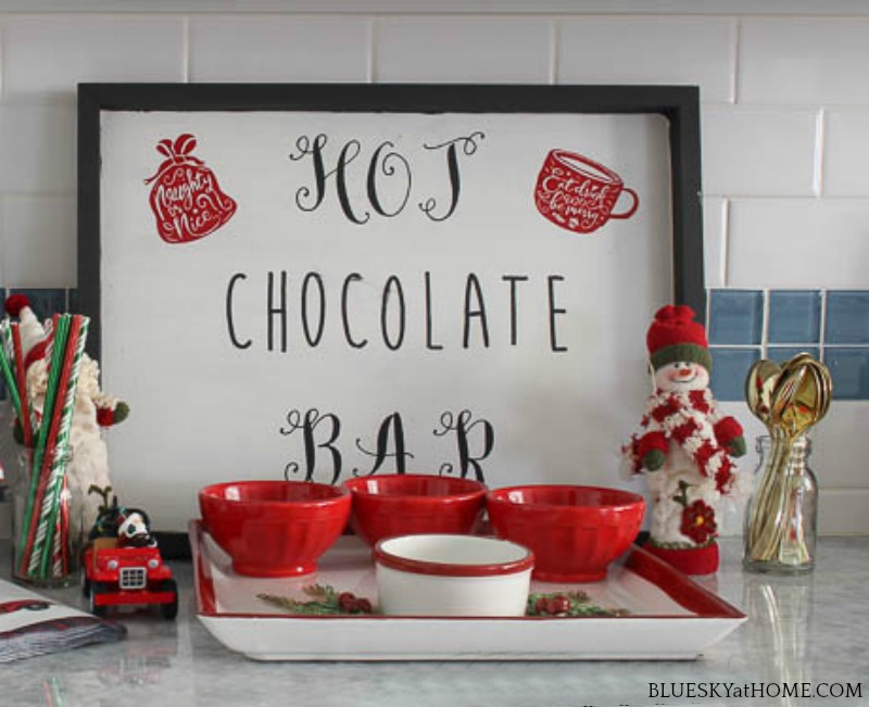 Hot Chocolate Bar sign