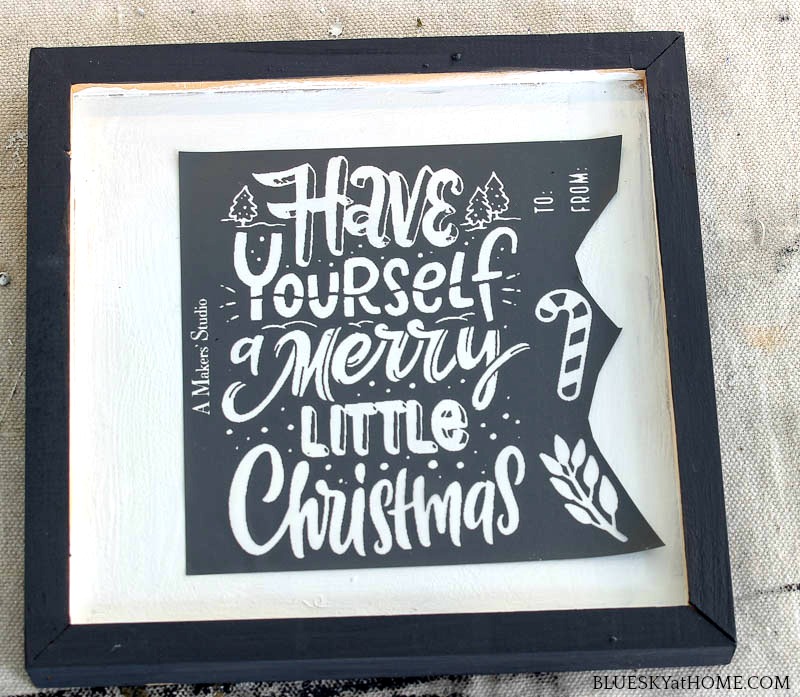 DIY Christmas sign