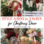 ways to Use a Box for Christmas Decor