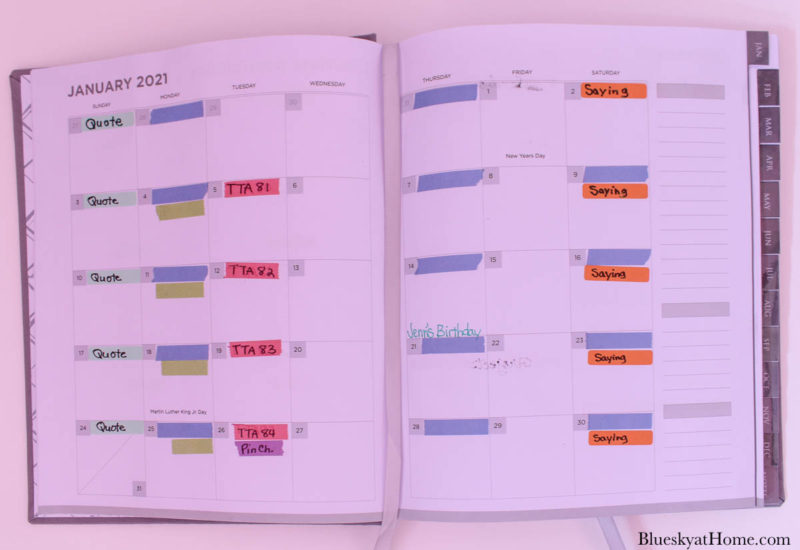 Ideas to Set Up Your Planner