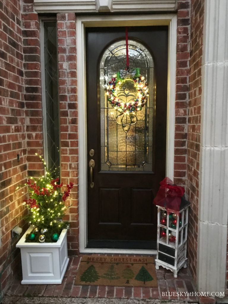 Christmas front door