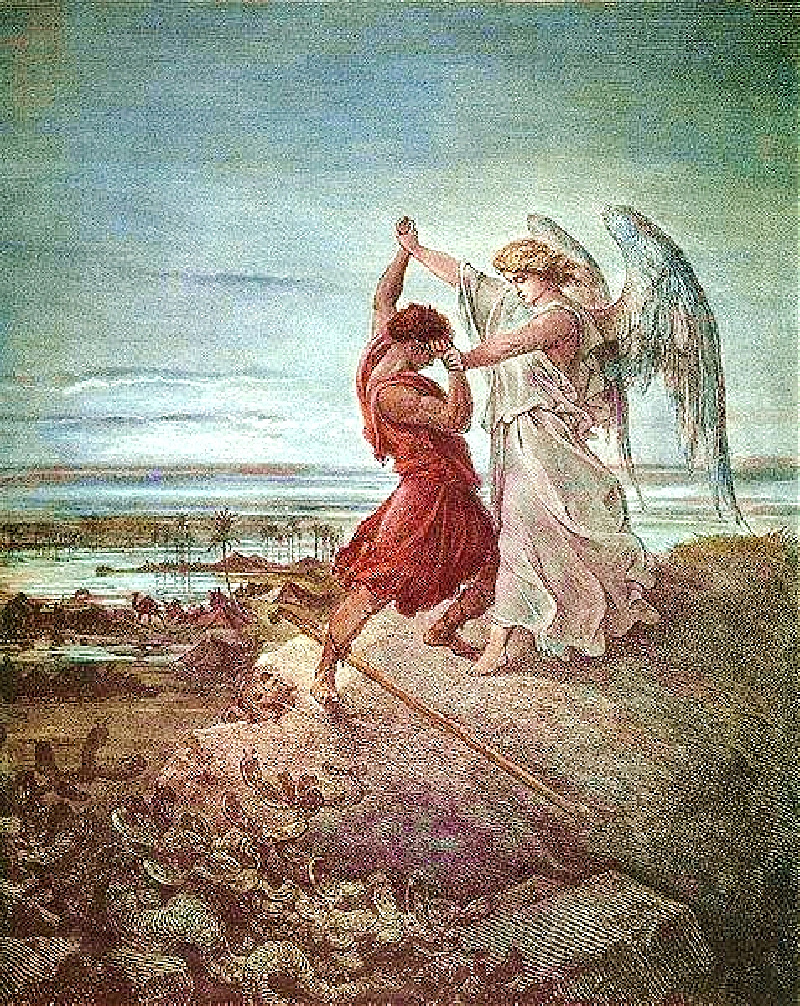 Jacob fighting the angel