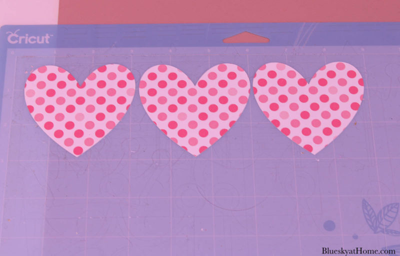 pink polka-dot hearts
