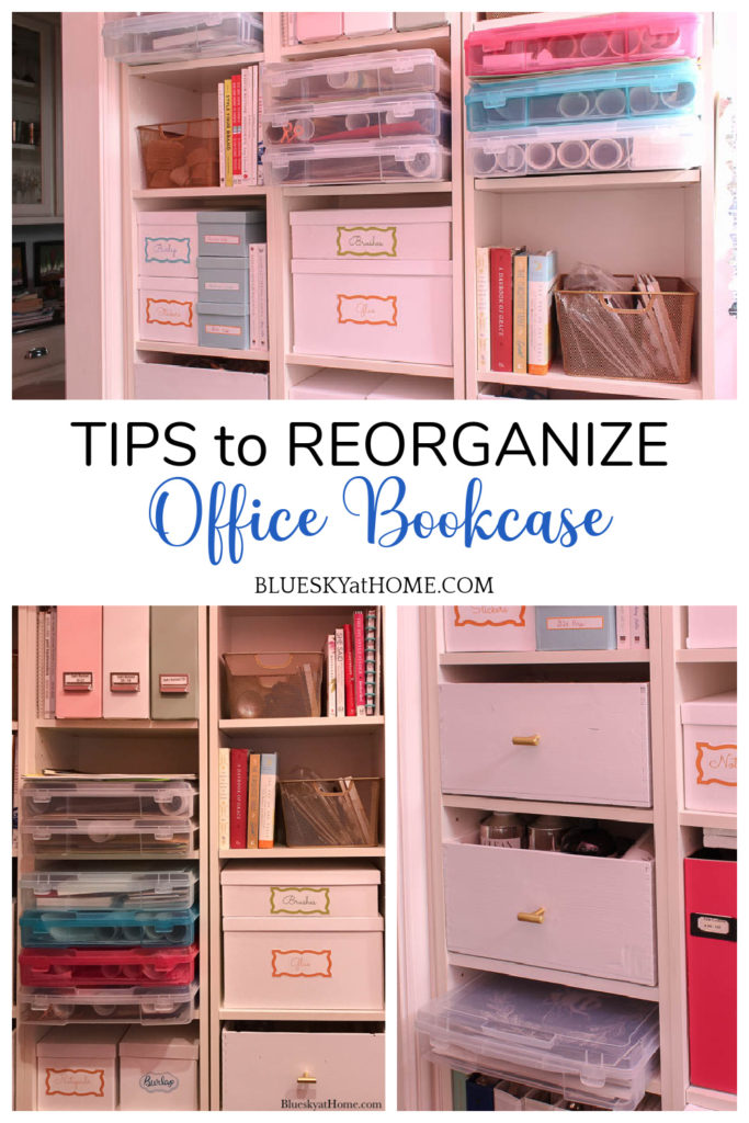 Reorganize an Office Bookcase