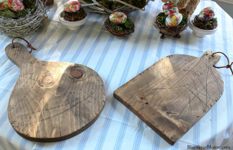 vintage wood cutting boards