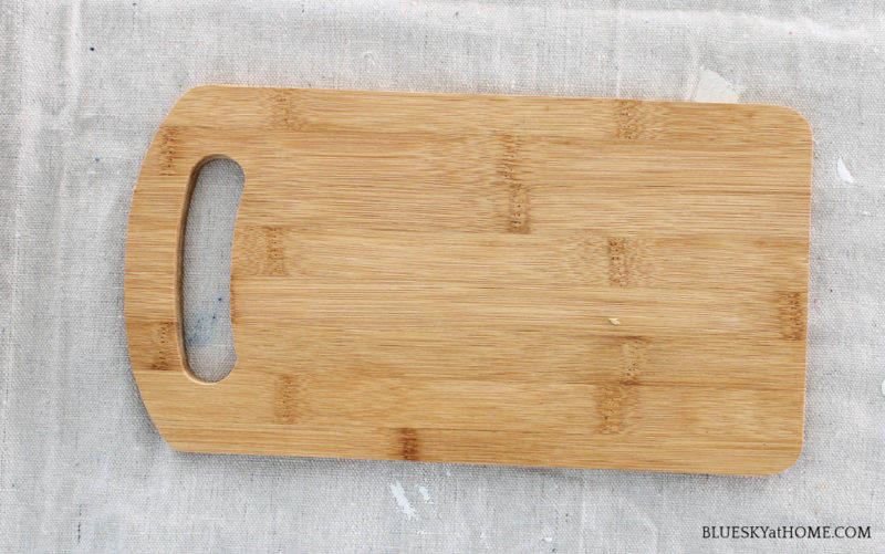 wood cutting board