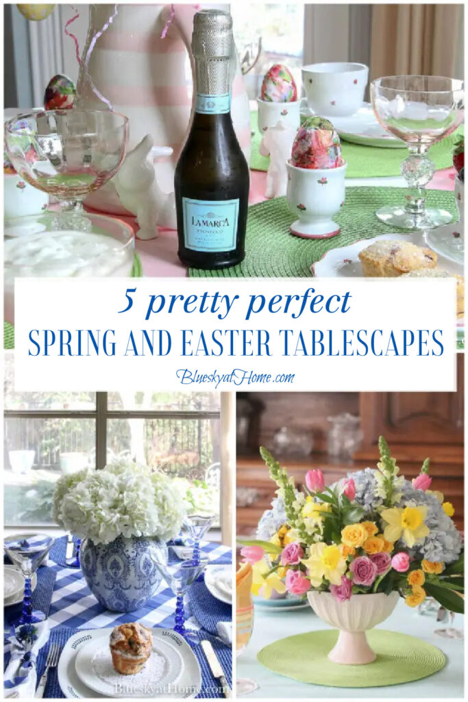 spring and Easter tablescapes