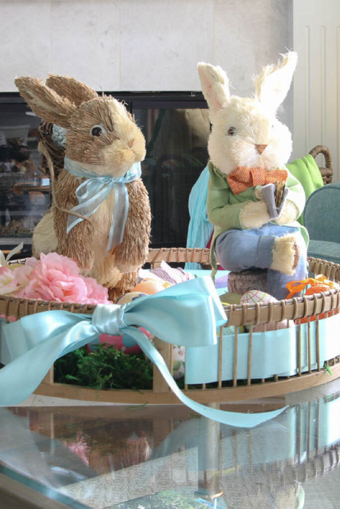 Easter decor with bunny collection