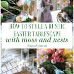 rustic Easter Tablescape
