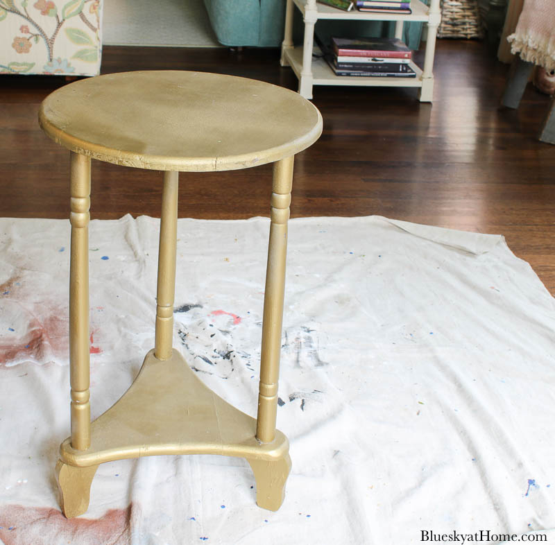 old table before repurposed