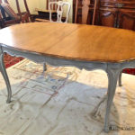 painting vintage dining table