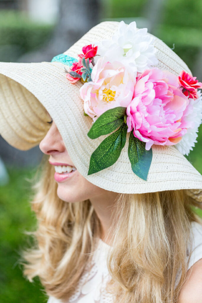 Kentucky Derby floral hat