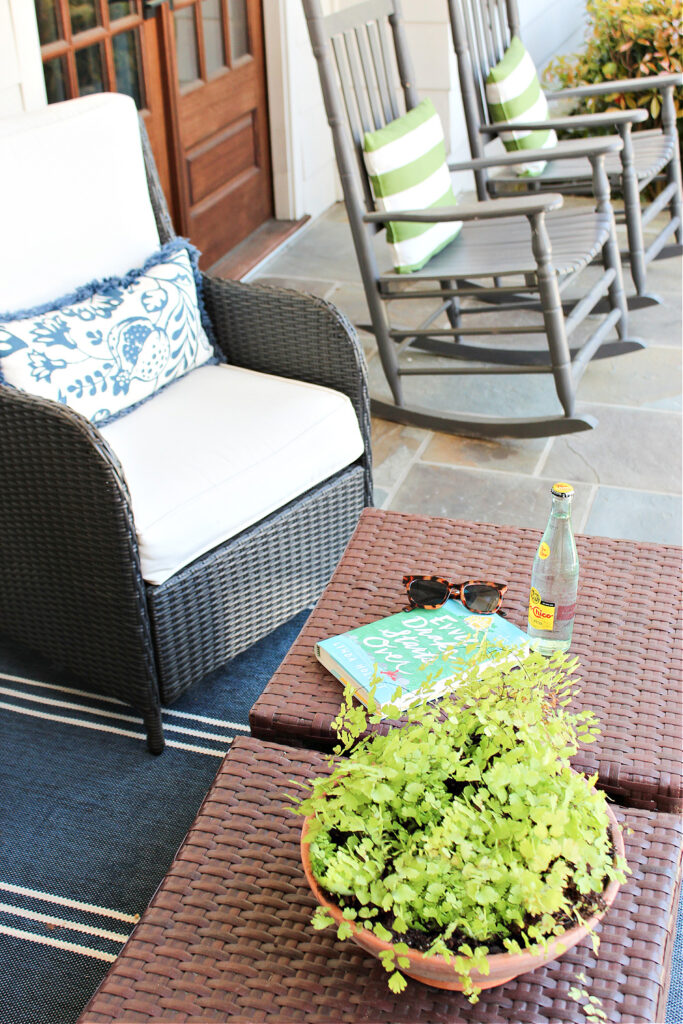 rocking chairs on the front porch