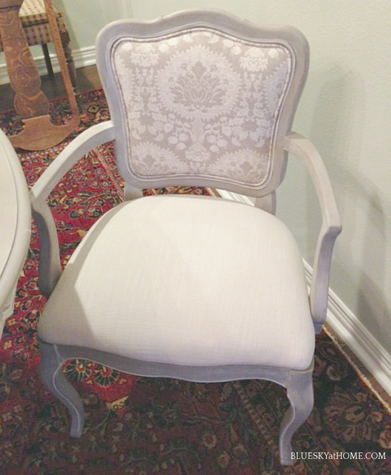 finished dining room chair