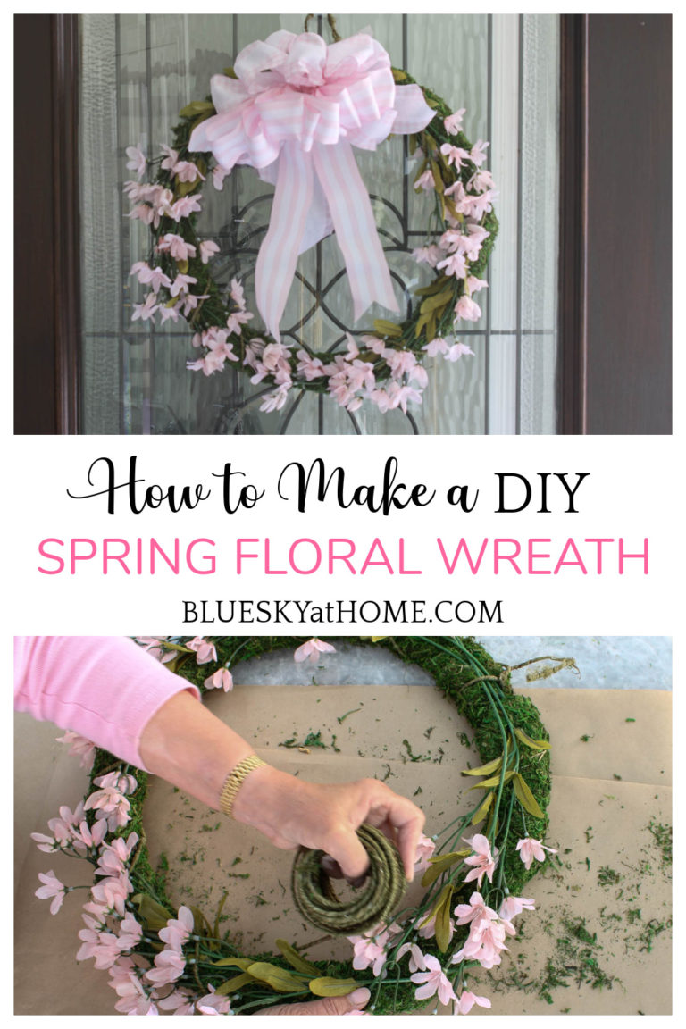 How to Make a DIY Spring Floral Wreath