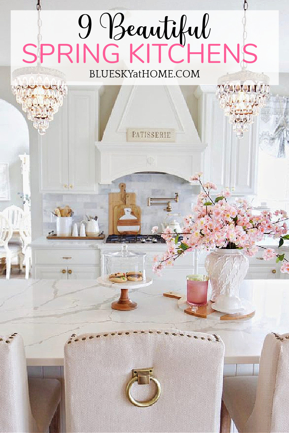9 Gorgeous Ideas for Spring Kitchen Decor ~ Bluesky at Home