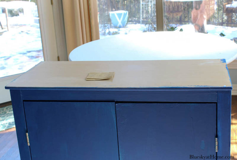How to Paint an Estate Sale Cabinet