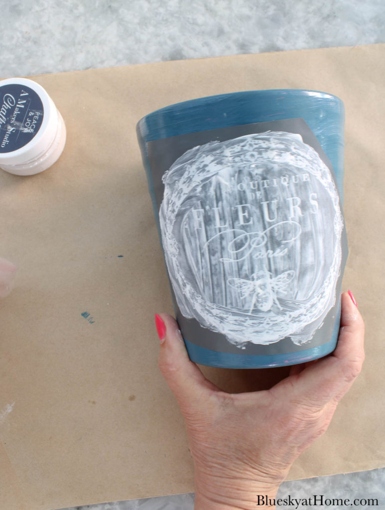 How to Paint a Flower Pot with Ceramic Paint