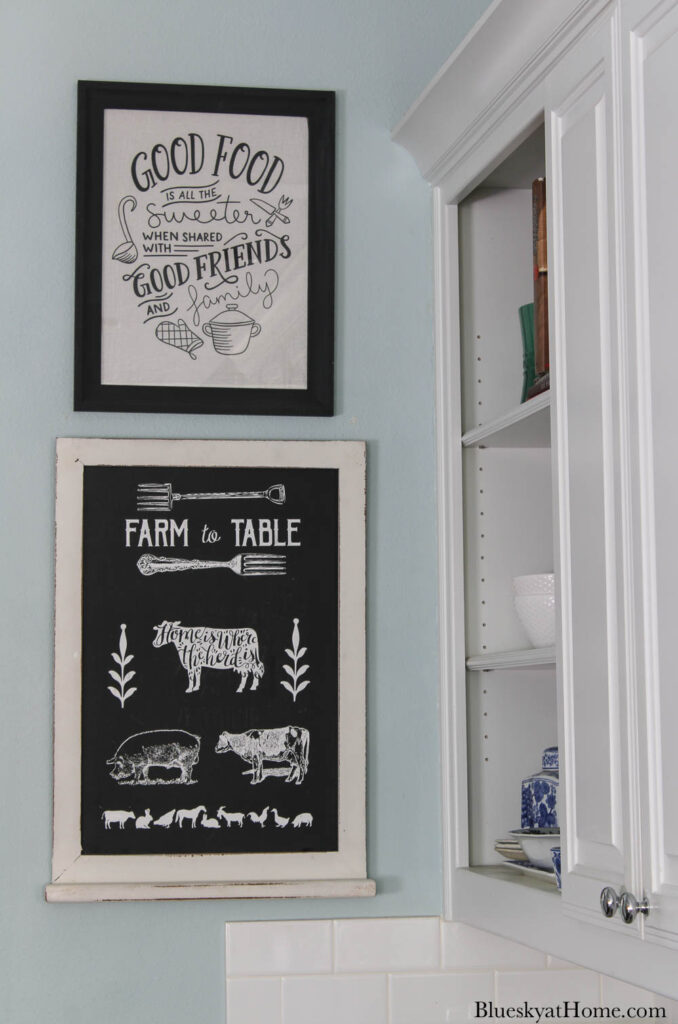 farmhouse chalkboard sign