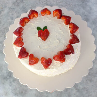 strawberry vanilla cake