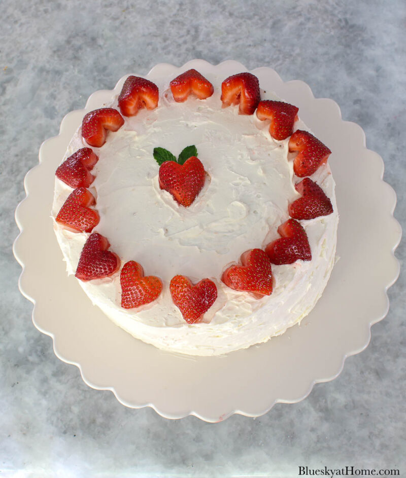 Strawberry Poke Cake | Easy Strawberry Vanilla Cake Recipe