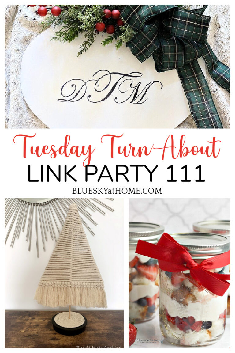 Tuesday Turn About Link Party 111
