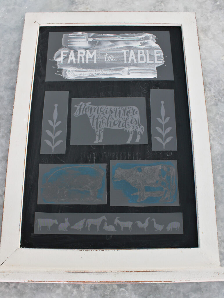 How to Make a Farmhouse Chalkboard Sign with ChalkArt - Bluesky at Home