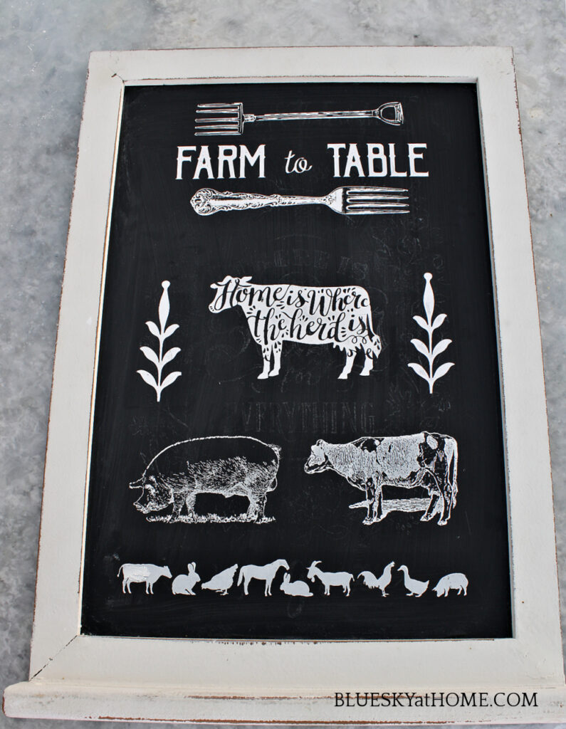 Farmhouse Chalkboard Sign