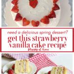 strawberry vanilla cake
