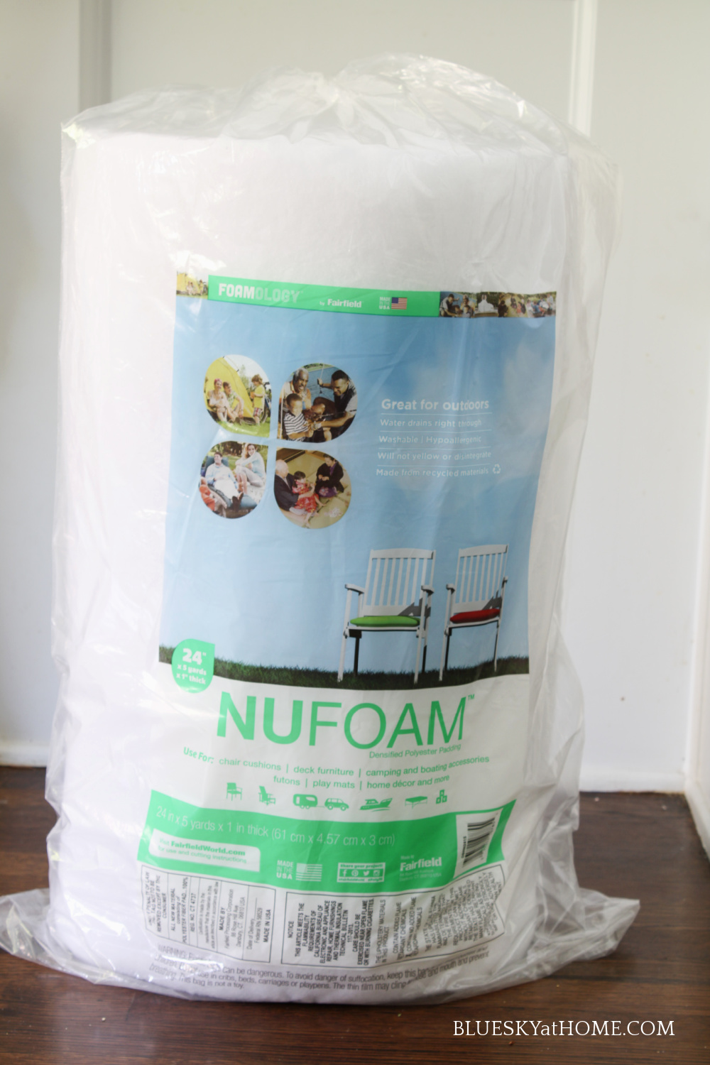 How to Make A NoSew Bench Cushion Bluesky at Home