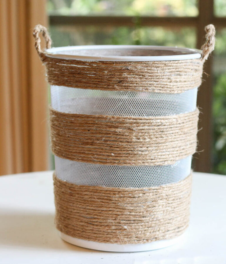 Make an Anthropologie-Inspired DIY Woven Basket