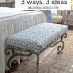 How to Make A No~Sew Bench Cushion