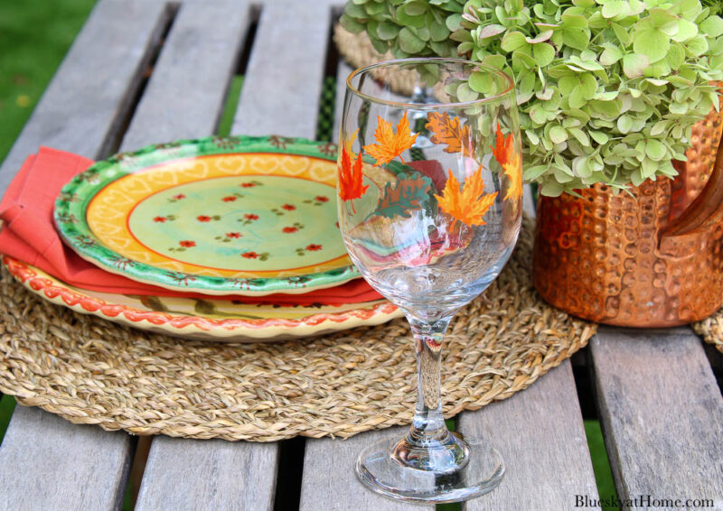 Outdoor Fall Tablescape
