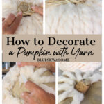 How to Decorate a Pumpkin with Yarn