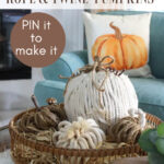 rope and twine DIY pumpkins