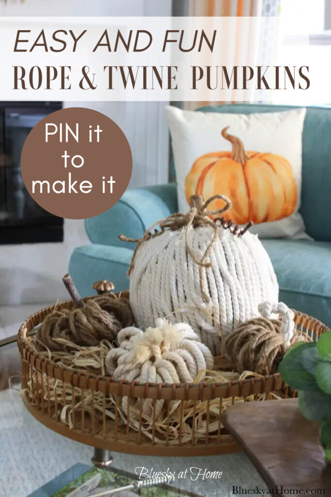 Jute Twine Pumpkins - It All Started With Paint