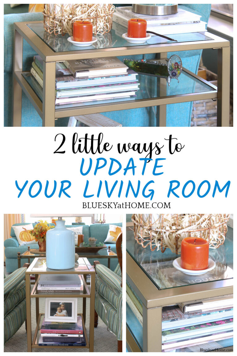 Two Little Ways to Update Your Living Room