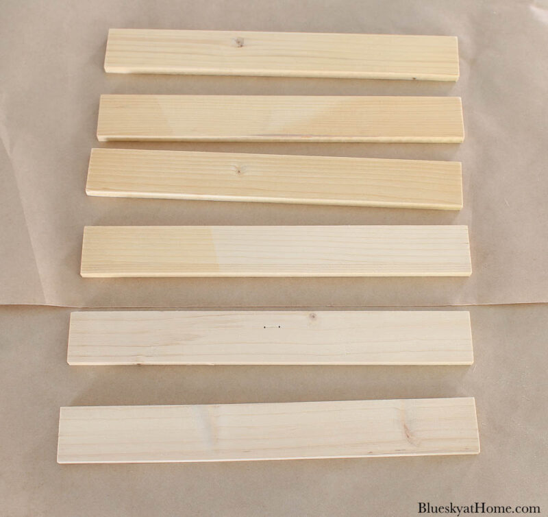 wood slats