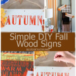 Simple DIY Fall Wood Signs