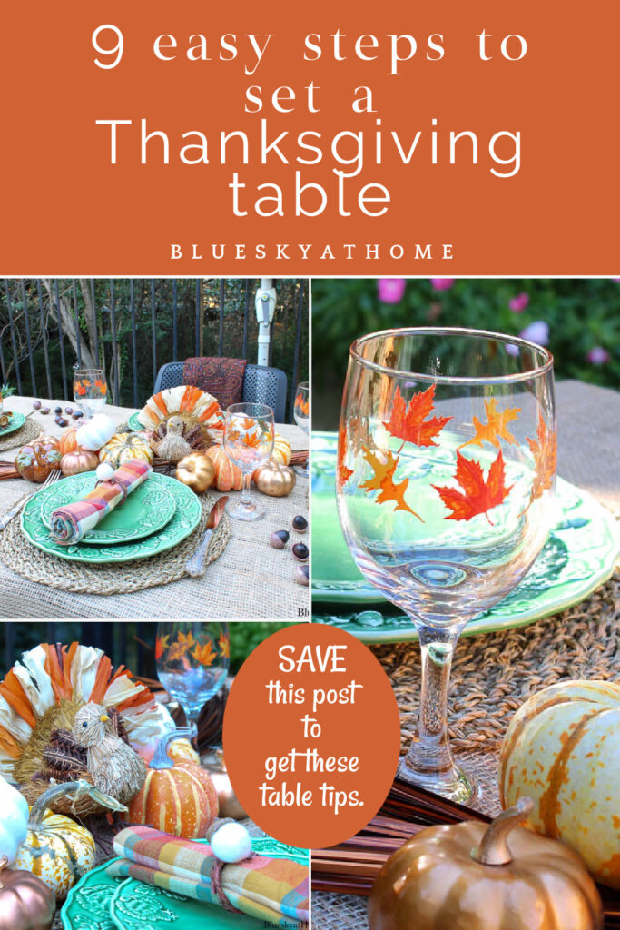 Steps to Set a Thanksgiving Table