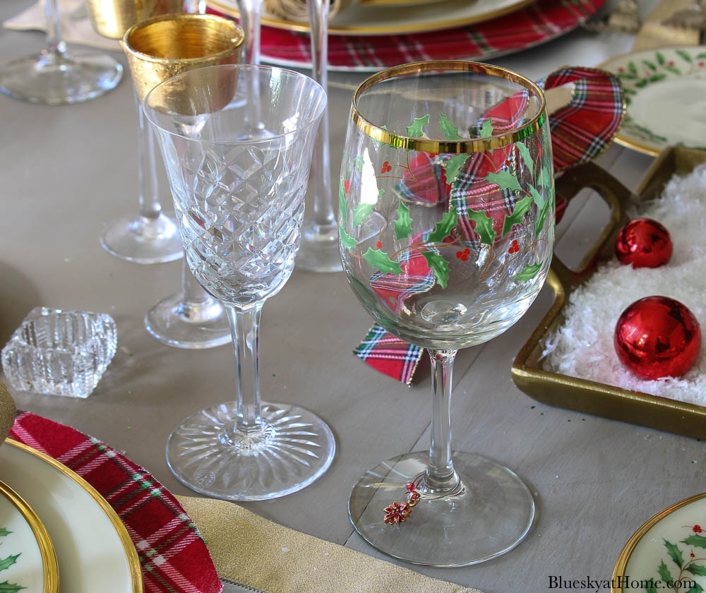 Ideas for a Red Plaid Christmas Table - Bluesky at Home