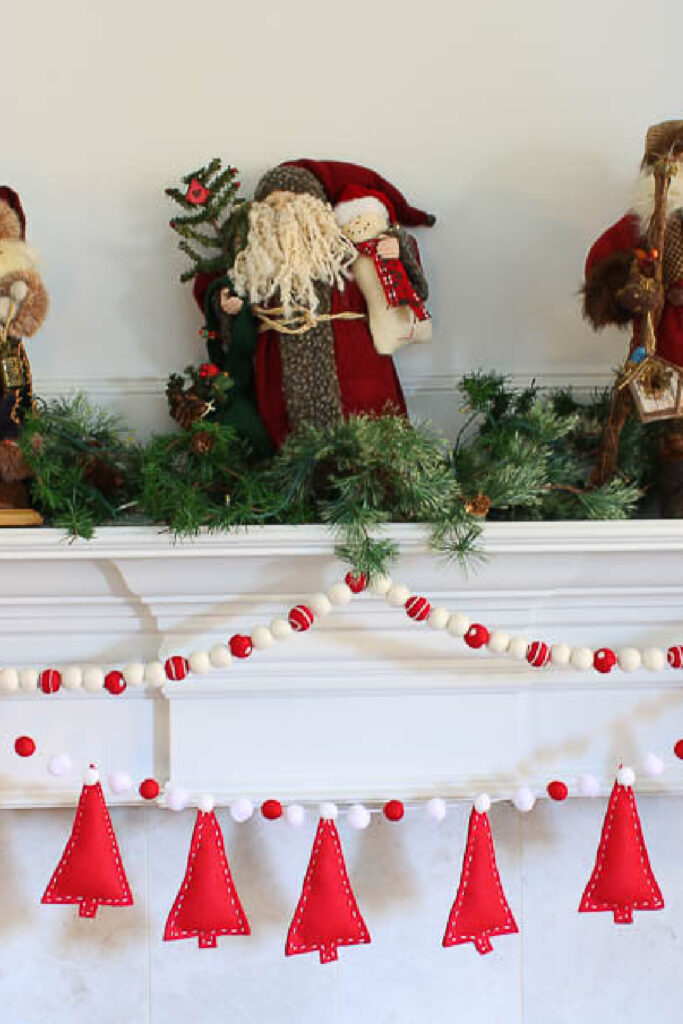 DIY Christmas garland