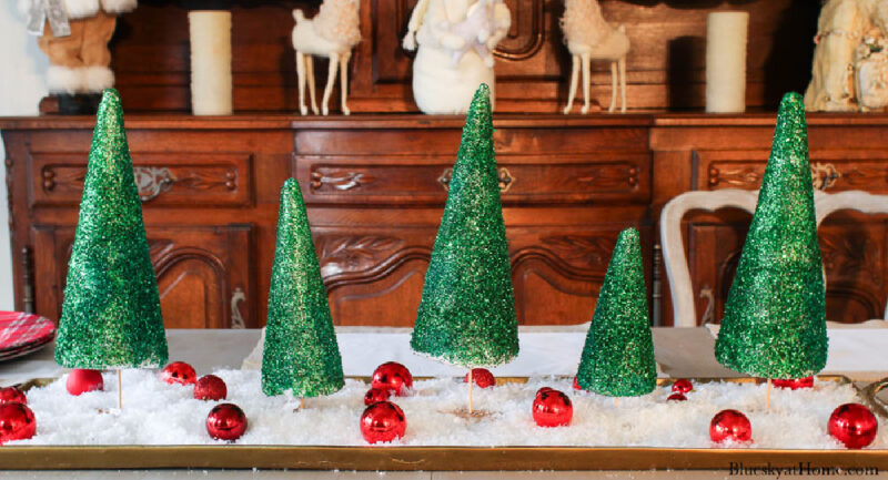 glitter Christmas trees-feature